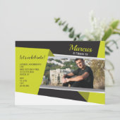 トレンディーイメージフォト招待状 招待状 (スタンド正面)