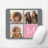 トレンディーインスタグラムフォトコラージュカスタムモノグラム マウスパッド (マウス)