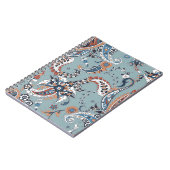 トレンディーインディアンペイズリー：シームレスな背景。 ノートブック (左側)