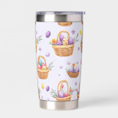 トレンディーイースターパターン20ozサーマルタンブラー 保温保冷タンブラー (左面)