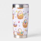 トレンディーイースターパターン20ozサーマルタンブラー 保温保冷タンブラー (背面)