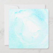 トレンディーウェトレカラーダイヤモンド |メイド・オブ・オーナー(花嫁付き添い人) 招待状 (裏面)