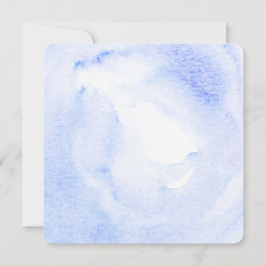 トレンディーウェトレカラーダイヤモンド |メイド・オブ・オーナー(花嫁付き添い人) 招待状 (裏面)