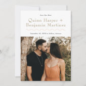 トレンディーウェーブフォトデイトカードの保存 セーブザデート (正面)