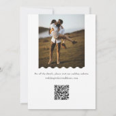 トレンディーウェーブフォトデイトカードの保存 セーブザデート (裏面)