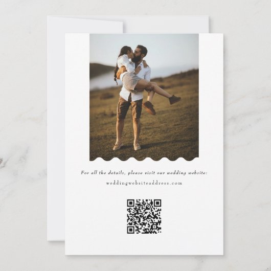 トレンディーウェーブフォトデイトカードの保存 セーブザデート (裏面)