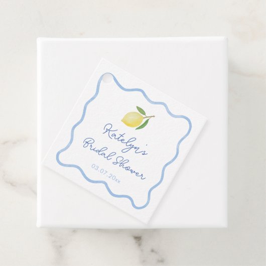 トレンディーウェー縁どブメイン絞りブライダルシャワー フェイバータグ (インサイチュ)