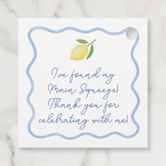 トレンディーウェー縁どブメイン絞りブライダルシャワー フェイバータグ (裏面)