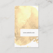 トレンディーウォーターの色ブラシ 名刺 (裏面)