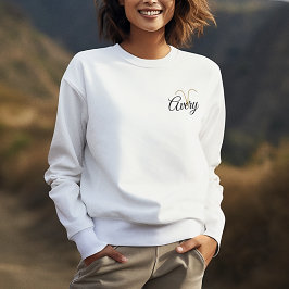 トレンディーウォーターカラーアリー〔占星術の〕十二宮図スウェットシャツ スウェットシャツ