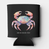 トレンディーウォーターカラーカニ会社/レストランカスタム 缶クーラー (裏面)