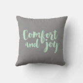 トレンディーウォーターカラートナディースクリスマス クッション (裏面)