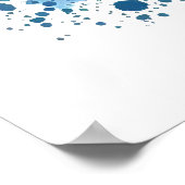 トレンディーウォーターカラーファームカウアンドワイルドフラワー子供部屋 ポスター (角)