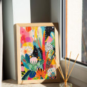 トレンディーウォールアート抽象芸術プリントドーパミンデコール フォトプリント           