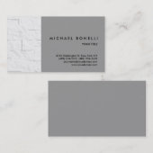 トレンディーウォールブリックグレープロフェッショナル名刺 名刺 (正面/裏面)