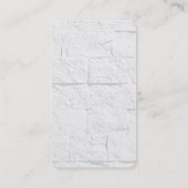 トレンディーウォールレンガ丸いコーナービジネスカード 名刺 (裏面)