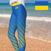 トレンディーウクライナ&ウクライナ国旗のファッション/スポーツ レギンス