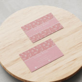 トレンディーエレガントと | はっきりしたスタイリッシュフローラ 名刺