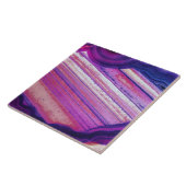 トレンディーエレガントアメジストパープルクォーツ タイル (側面)