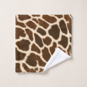 トレンディーエレガントカウレフェイクザーコレクション バスタオルセット (ウォッシュタオル)