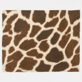 トレンディーエレガントカウレフェイクザーコレクション フリースブランケット (正面(横))