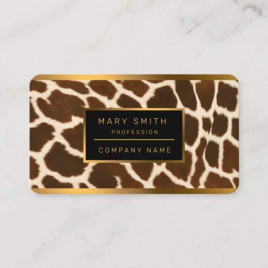 トレンディーエレガントカウレフェイクザーコレクション 名刺 (正面)