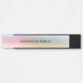 トレンディーエレガントカラフルモダンテンプレート サインプレート (正面)