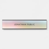 トレンディーエレガントカラフルモダンテンプレート サインプレート (正面)