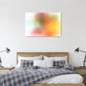 トレンディーエレガントカラフル抽象芸術モダンー キャンバスプリント (インサイチュ (寝室))