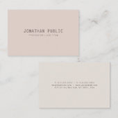 トレンディーエレガントカラークリエイティブテンプレートモダントップ 名刺 (正面/裏面)