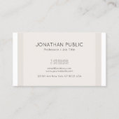 トレンディーエレガントカラーズミニマルプロフェッショナル 名刺 (正面)