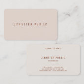 トレンディーエレガントカラープロフェッショナルテンプレートラグジュアリ 名刺 (正面/裏面)