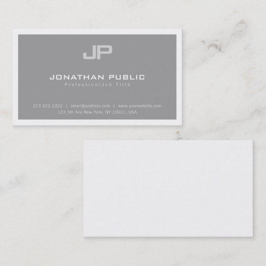 トレンディーエレガントグモノグラムのレイ平野リュックス 名刺 (正面/裏面)