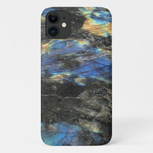 トレンディーエレガントシックラブラドーライトクリスタルストーン iPhone 11 ケース