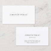 トレンディーエレガントシンプルプロフェッショナルテンプレートモダン 名刺 (正面/裏面)