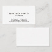 トレンディーエレガントシンプルプロフェッショナルモダンテンプレート 名刺 (正面/裏面)