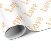 トレンディーエレガントバモダンレンタインラブハート ラッピングペーパー (ロールコーナー)