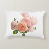 トレンディーエレガントバラデザインモダンテンプレート アクセントクッション (裏面)