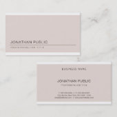 トレンディーエレガントプカッコいいライプロフェッショナル 名刺 (正面/裏面)