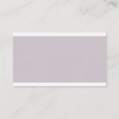 トレンディーエレガントプロフェッショナルミニマリストプレインラックス 名刺 (裏面)