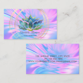 トレンディーエレガントプロフェッショナル、金ゴールドサークルLotus 名刺