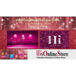 トレンディーエレガントホットピンク金ゴールドガーリーバラハイグリッター 名刺