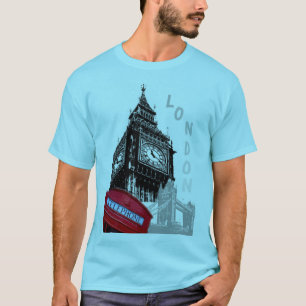 トレンディーエレガントポップ・アートのモダンテンプレートロンドン Tシャツ