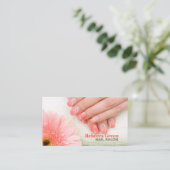 トレンディーエレガントマニキュリストネイルアーティストネイルサロン 名刺 (スタンド正面)