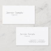 トレンディーエレガントミニマモダンリストテンプレートカスタム 名刺 (正面/裏面)