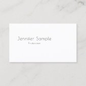 トレンディーエレガントミニマモダンリストテンプレートカスタム 名刺 (正面)