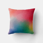 トレンディーエレガントモダンカラフル抽象芸術テンプレート クッション (裏面)