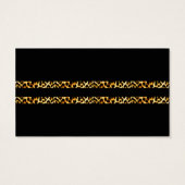 トレンディーエレガントモダンガーリーピーコック&レオパード (裏面)