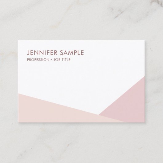 トレンディーエレガントモダンシンプルプロフェッショナルテンプレート 名刺 (正面)