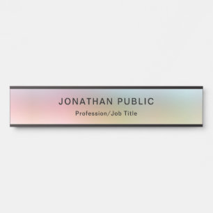 トレンディーエレガントモダンテンプレートイエローグリーンレッド サインプレート